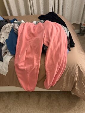NIKE Coral Pink Sweatpants
